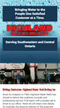 Mobile Screenshot of highlandwaterwells.com